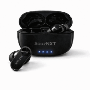 SouzNXT NXT Gen TWS Earbuds | 72 Hours Total Playback | Bluetooth 5.4 | Deep Bass HD Sound | IPX5 Water Resistant | Crystal Clear Calls | Gaming Mode
