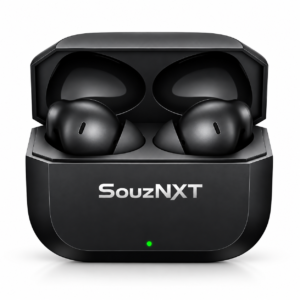 SouzNXT Buds 3R True Wireless Earbuds | Bluetooth 5.4 | Deep Bass | Type-C Fast Charging | Up to 72 Hours Playtime | Hands-Free Calling